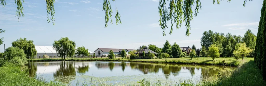 holiplace panorama z widokiem na holi place z jeziorem